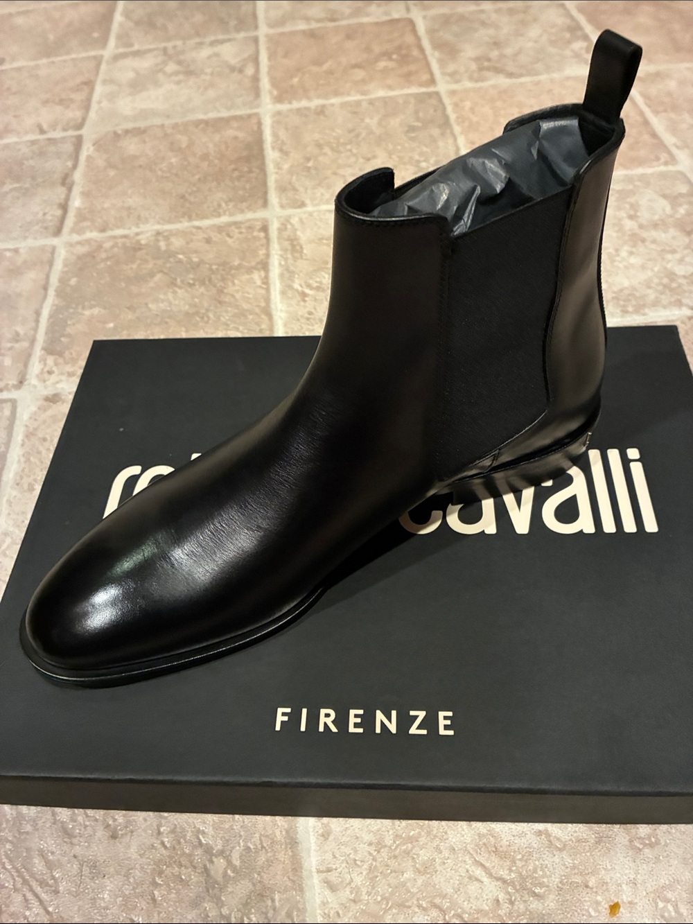 Roberto Cavalli Italian Leather Boots - Picture 4 of 7